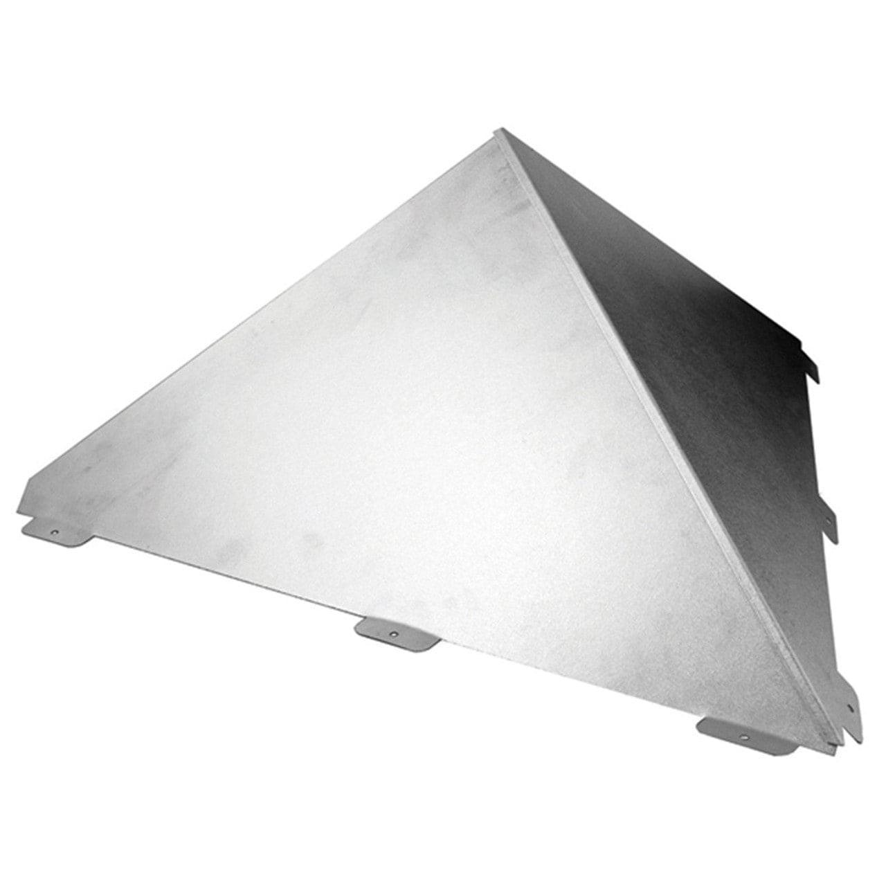 4" x 6-5/8" DuraVent DirectVent Pro Double-Wall Galvanized Snow Splitter - 6DT-SP - Chimney Cricket