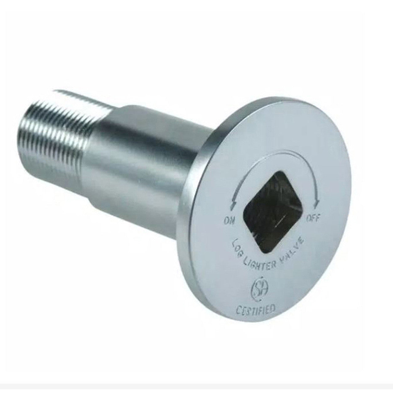 Satin Chrome Flange with Bushing - UF.SCH .06 - Chimney Cricket