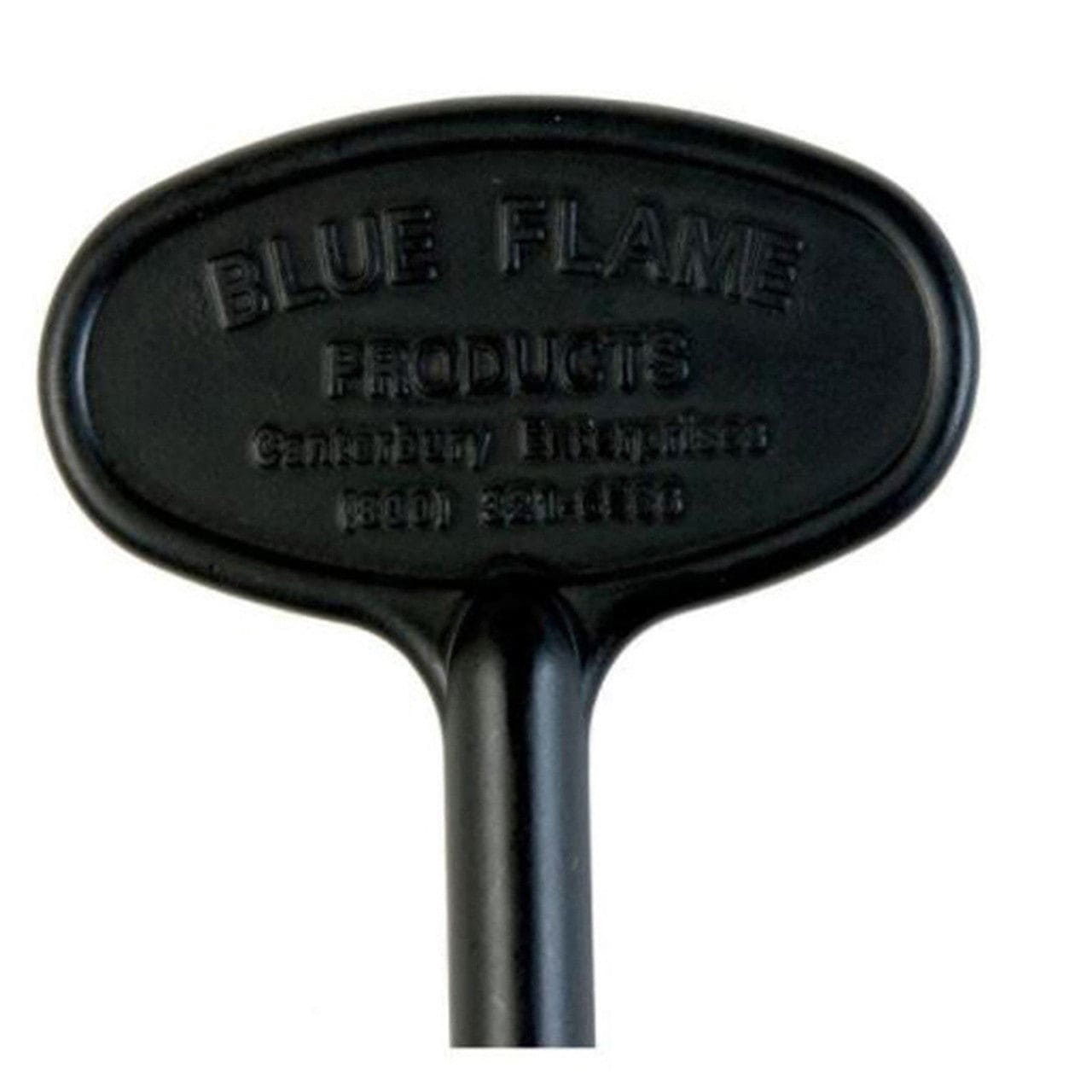 Blue Flame 8" Flat Black Universal Gas Valve Key - NKY.8.05 - Chimney Cricket