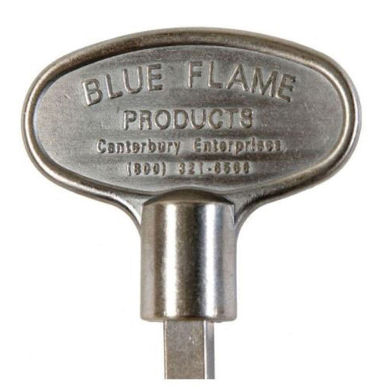 Blue Flame 8" Pewter Universal Gas Valve Key - NKY.8.07 - Chimney Cricket