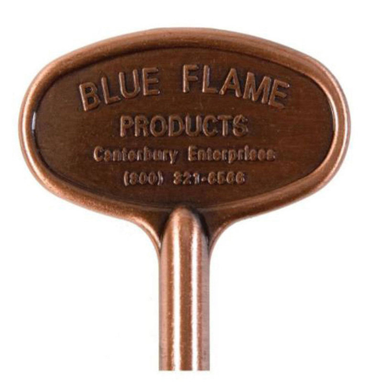 Blue Flame 8" Antique Copper Universal Gas Valve Key - NKY.8.08 - Chimney Cricket