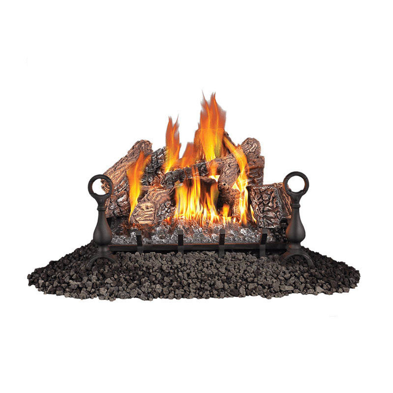 Napoleon Fiberglow 24" Width Electronic Ignition Gas Log Set - GL24NE - Chimney Cricket