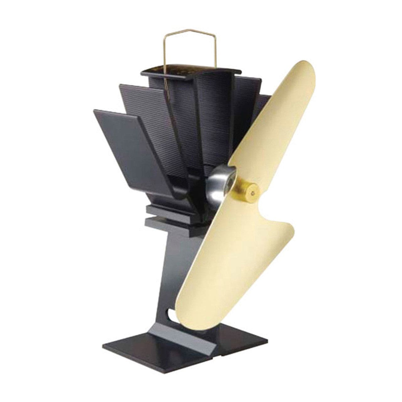 Wood Stove 100 CFM Ecofan with Gold Blades - 810CA-BBX - Chimney Cricket