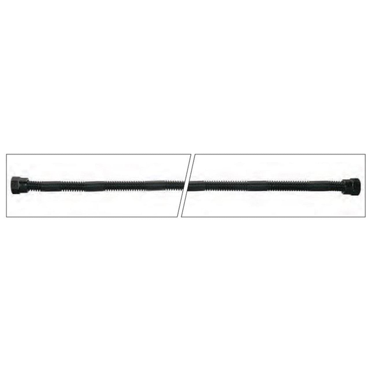 24" Length Stainless Steel Black Whisper Flex Gas Connector - 10ANW-2132-24 - Chimney Cricket