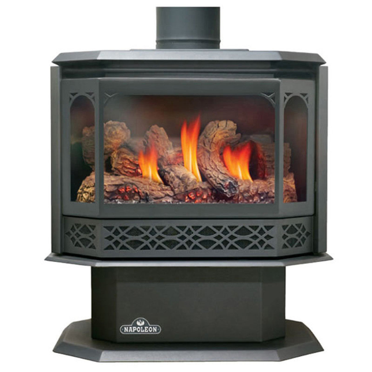 Napoleon Havelock 50 Direct Vent Millivolt Ignition Gas Stove - GDS50-1NSB - Chimney Cricket