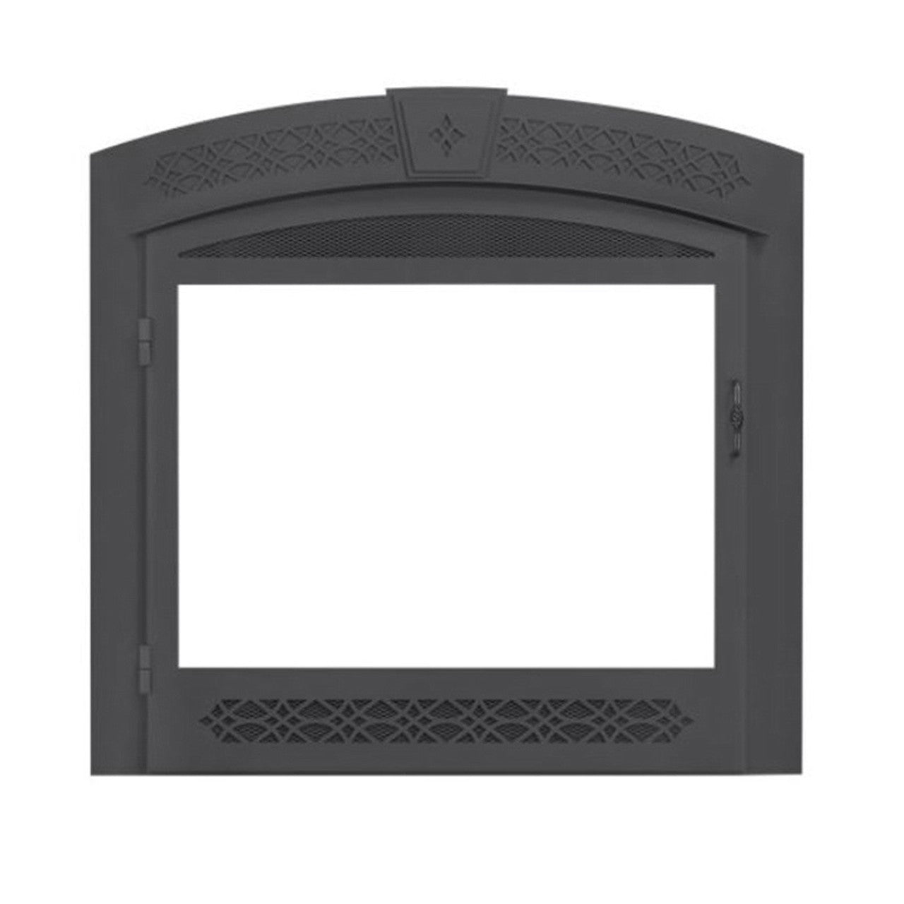 Black Surround with Operable Safety Barrier for Ascent X 36/X 70 Models - GX427K - Chimney Cricket