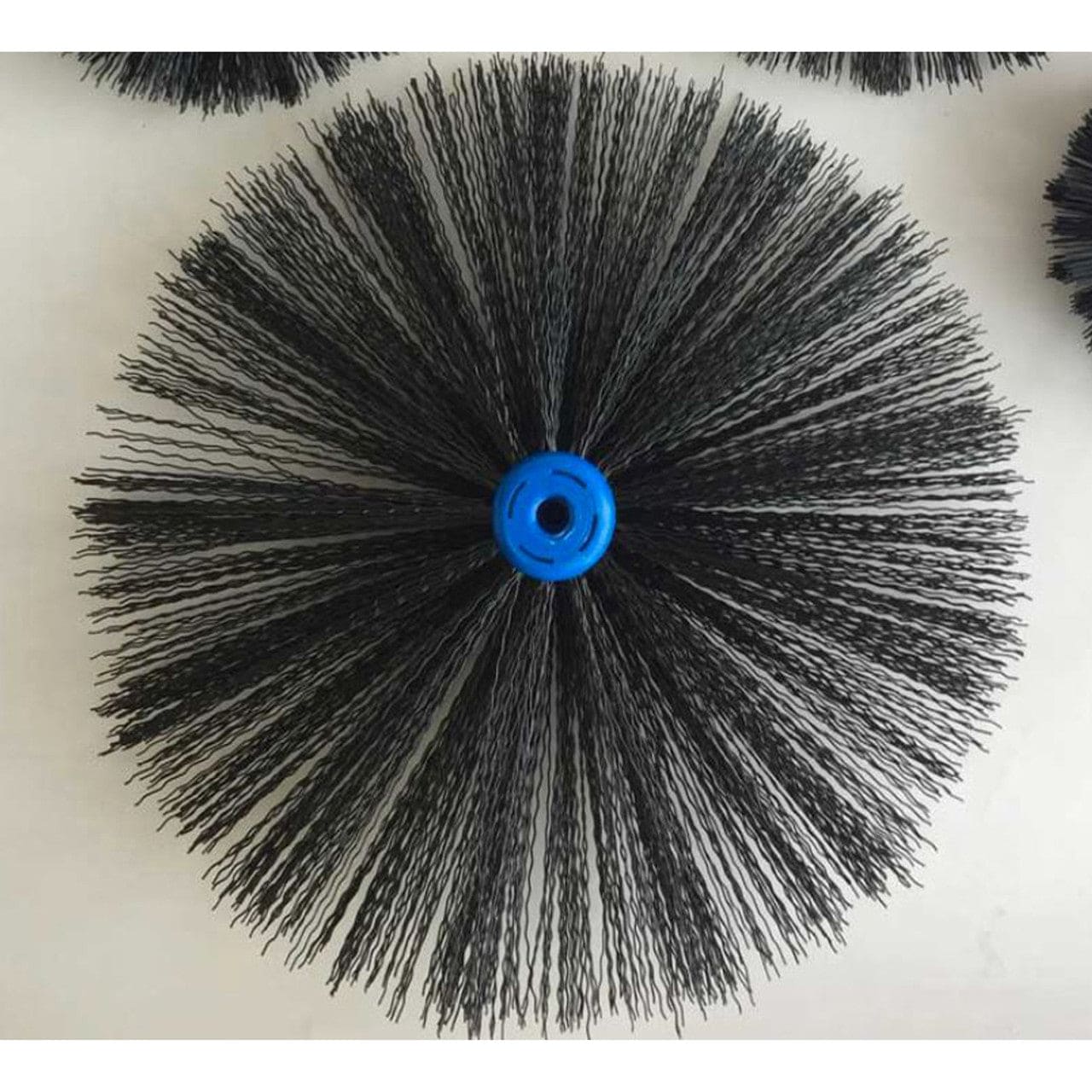 12" Round Poly Rod PLASTIC Center Chimney Cleaning Brush - P312 - Chimney Cricket