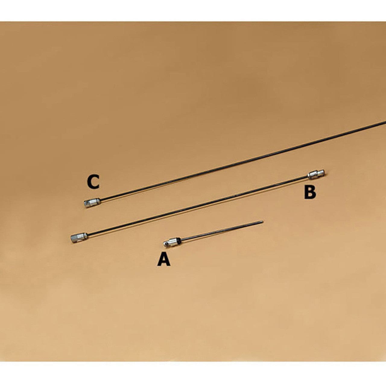 1/4" X 2.5' Steel Adaptor Rod - 1425C - Chimney Cricket