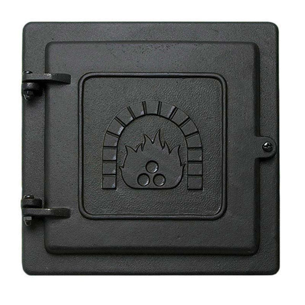 8" x 8" Minuteman Cast-Iron Clean-Out Doors - CDR-08 - Chimney Cricket
