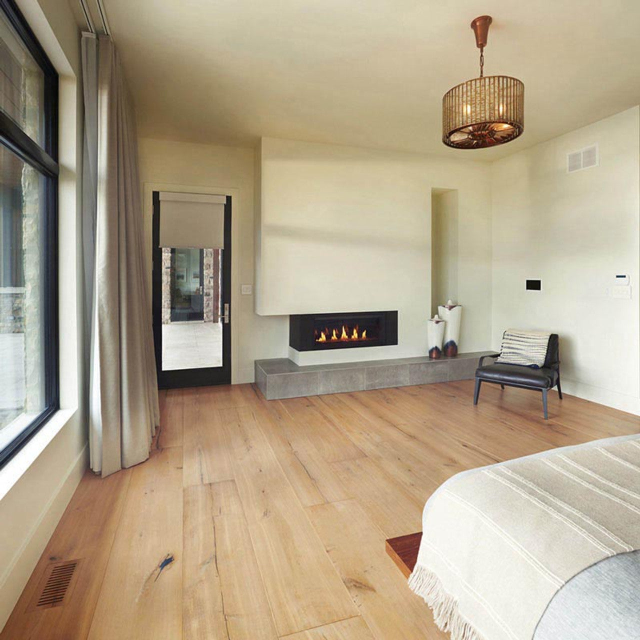 Napoleon Vector 38 Single-Sided Direct Vent Electronic Ignition Natural Gas Fireplace - LV38N-1 - Chimney Cricket