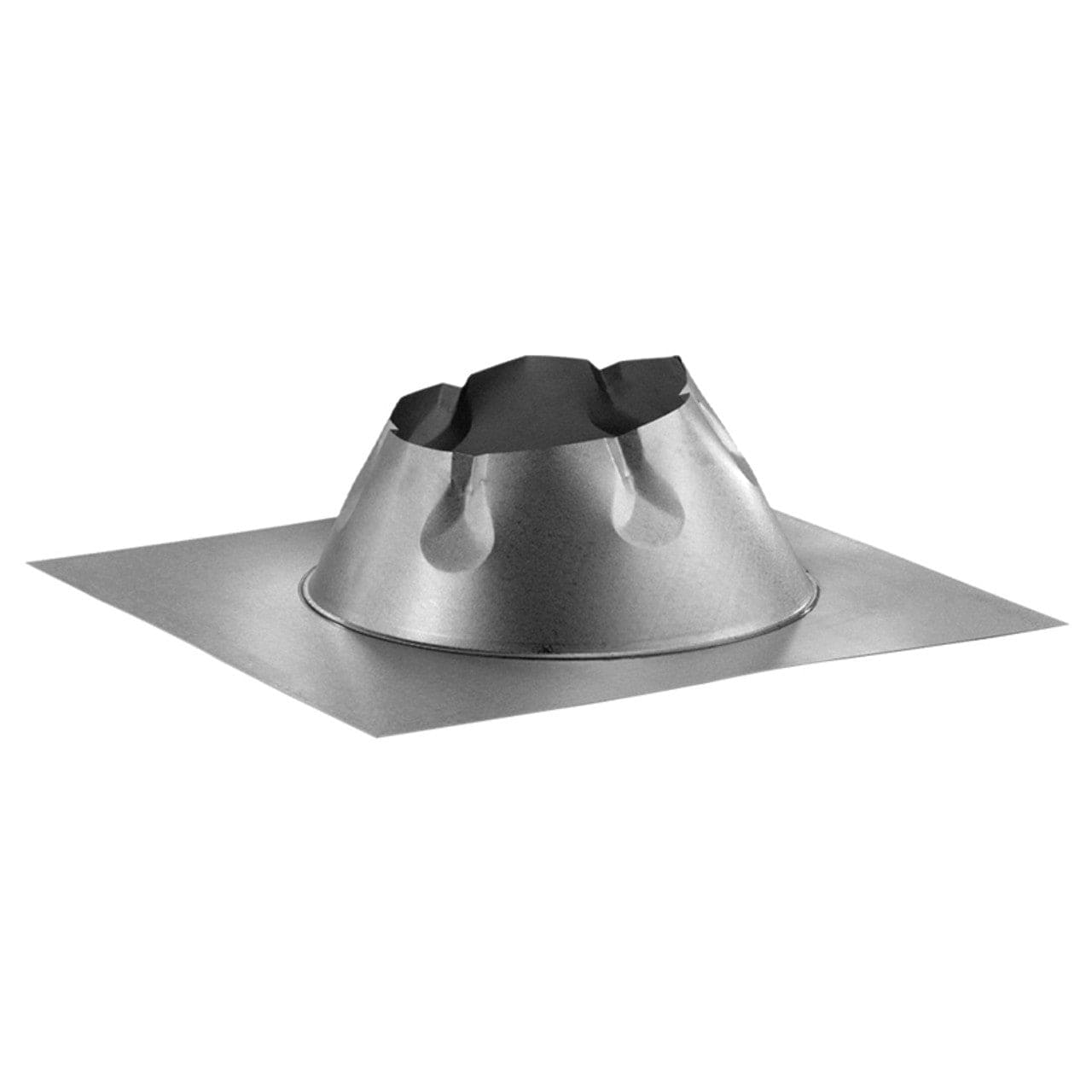 6" DuraVent DuraTech Aluminum 7/12 - 12/12 Roof Flashing - 6DT-F12DSA - Chimney Cricket