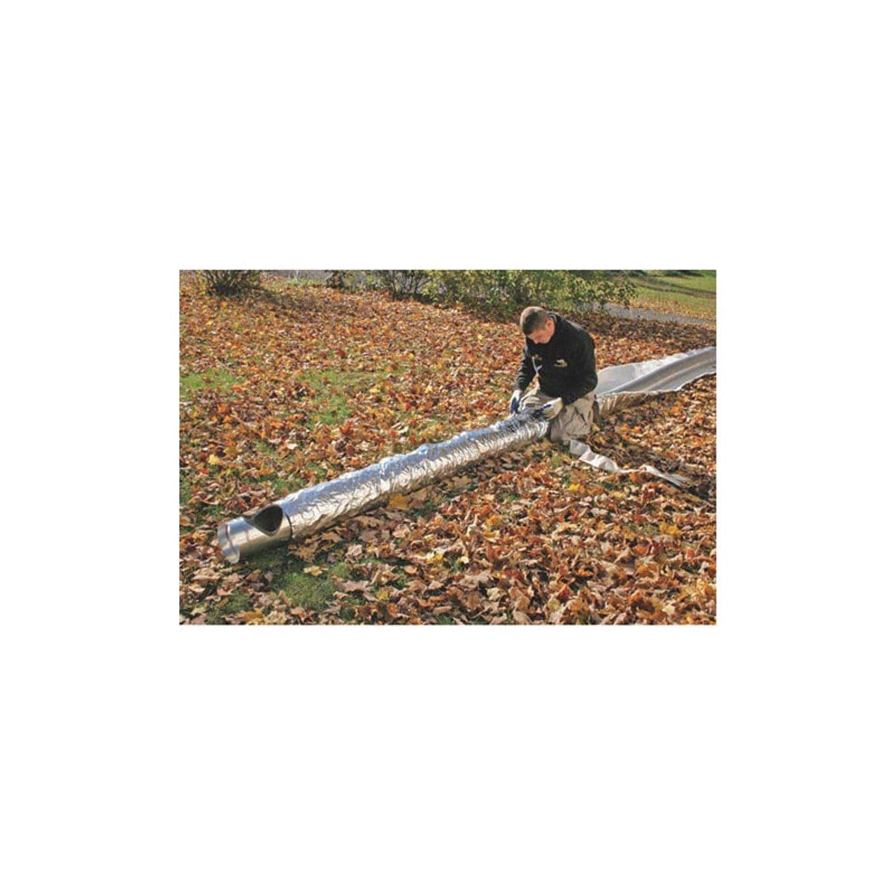 1/2" X 30" X 25' Super Wrap Foil-Face Insulation - INW-1230F - 1300-0011 - Chimney Cricket