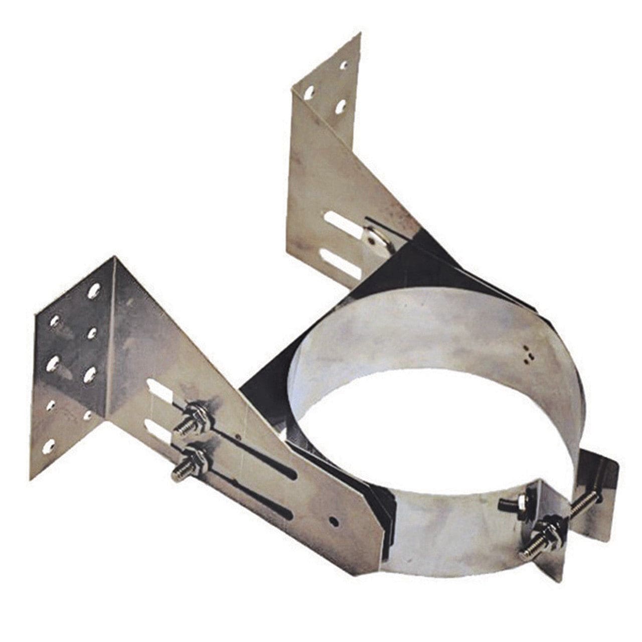4" Ventis PelletVent 304L Inner/Galvanized Outer Wall Support - VP-WS04 - Chimney Cricket