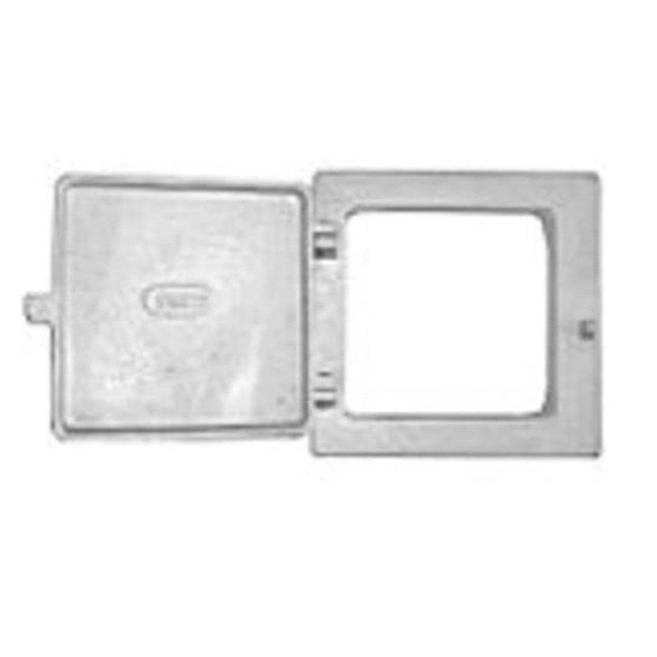8" x 12" Cast Aluminum Clean Out Door - CLEAN-812 - Chimney Cricket
