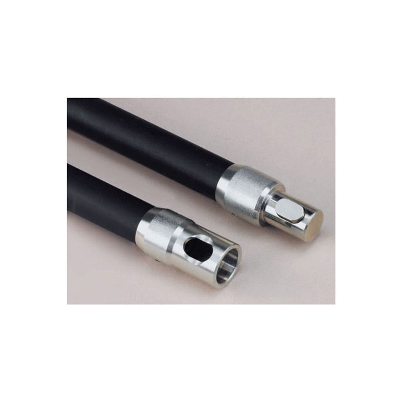 4' X 7/8" ButtonLok Black Poly Rod - RBBLPR-478 - Chimney Cricket