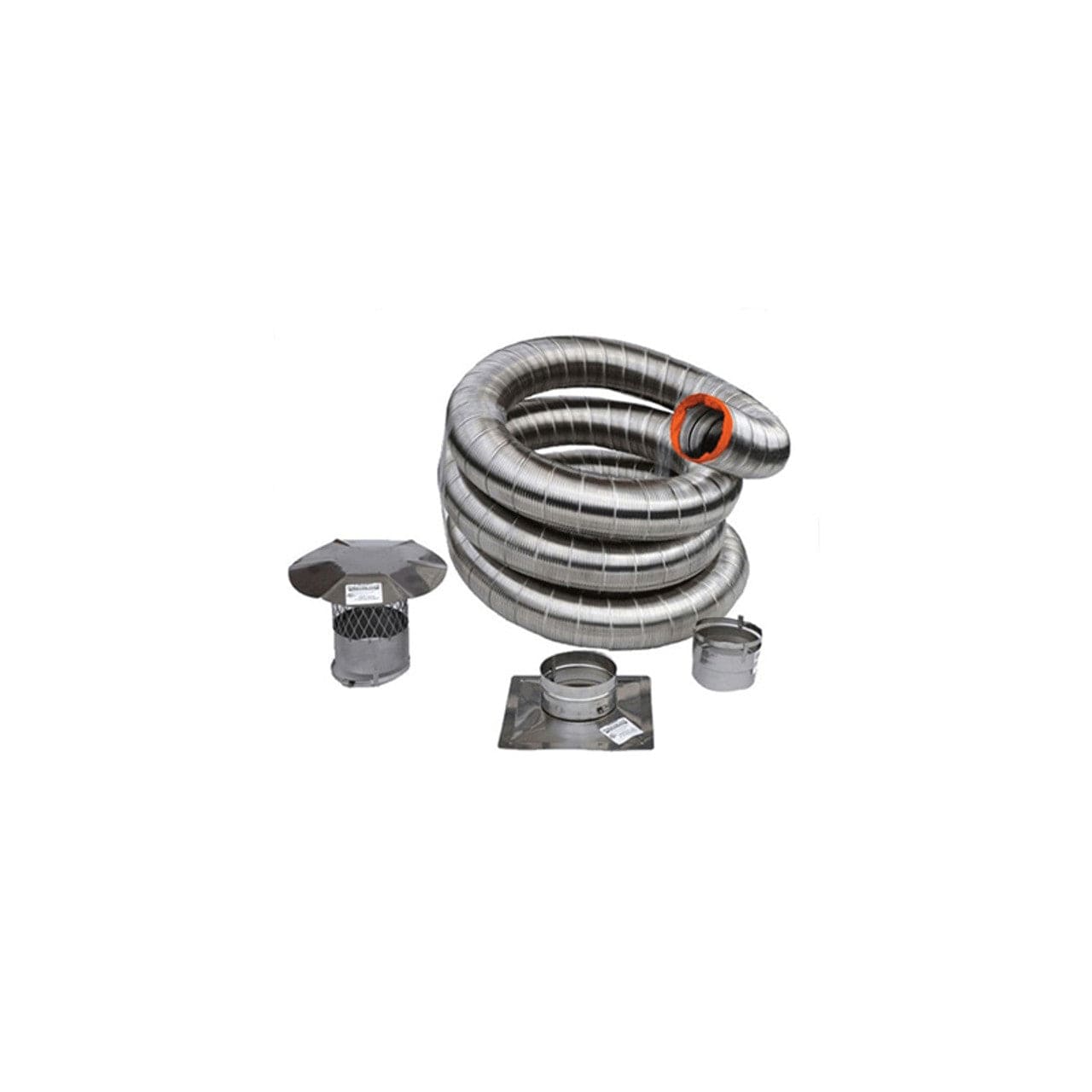 6" X 25' Pre-Insulated Forever Flex 316Ti Appliance Connect Kit - K5A625PI-S - Chimney Cricket