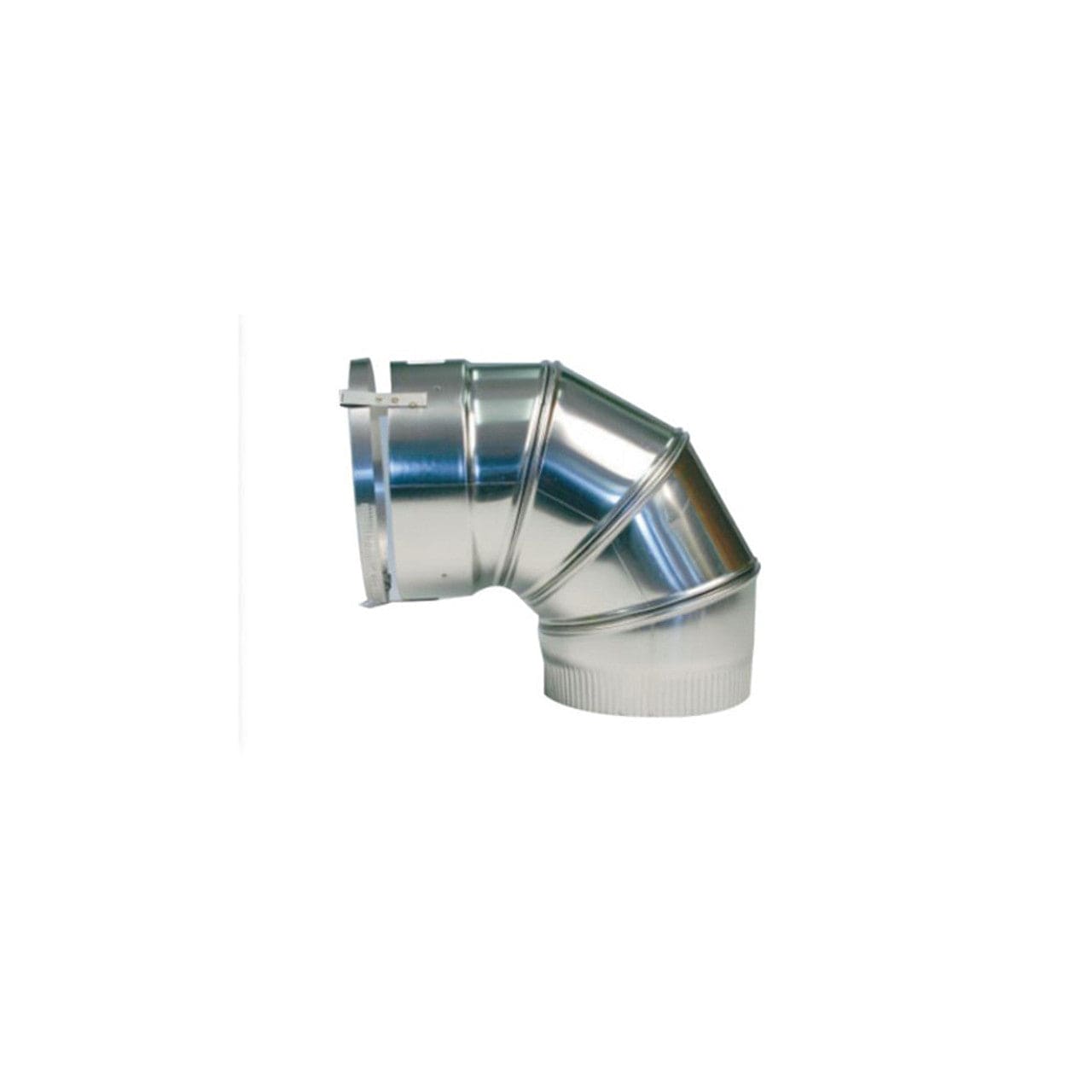 6" Forever Flex 316Ti-Alloy Stainless Steel Light Flex 15-Degree Fixed Elbow - ELLF-6-15 - Chimney Cricket