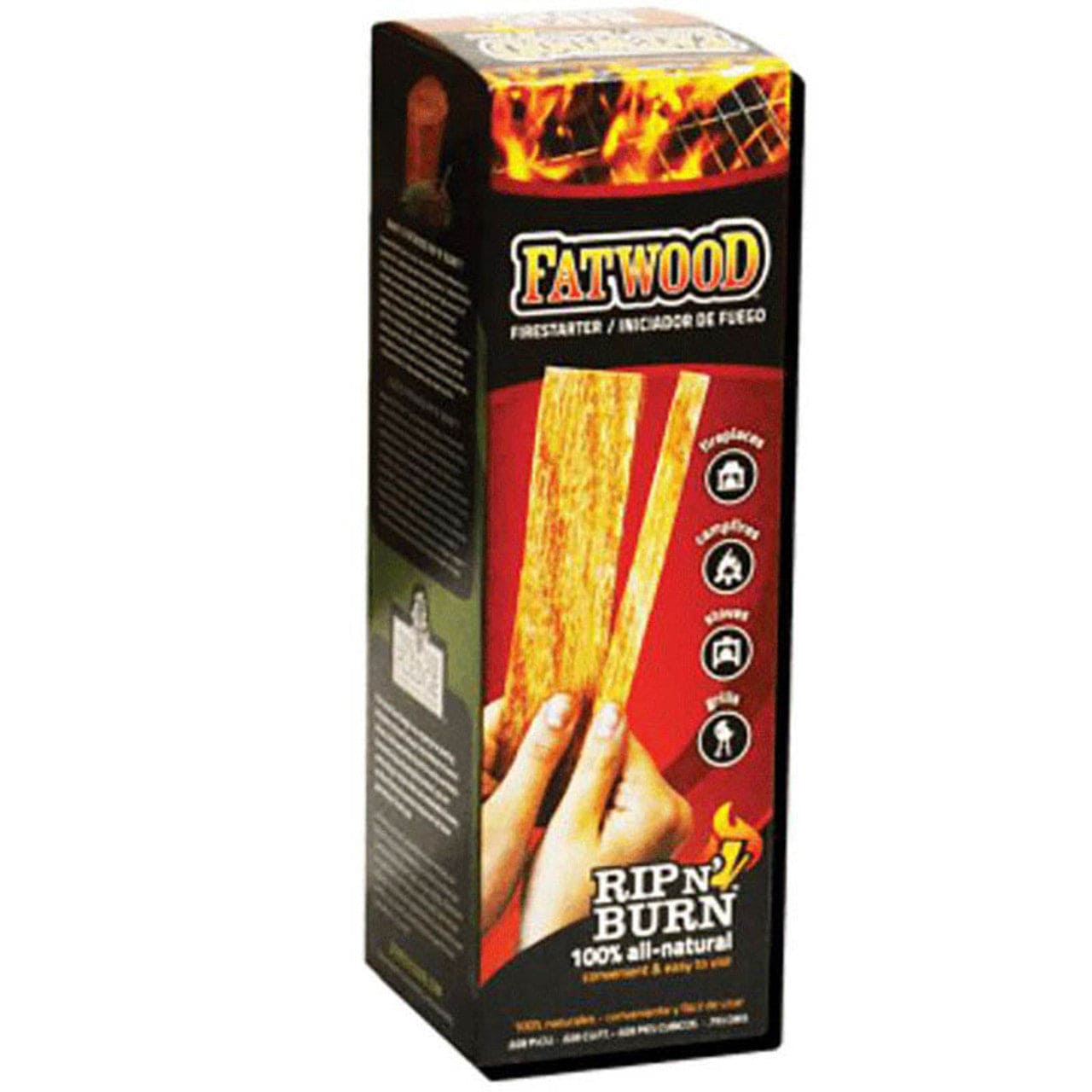 20 Lbs. Box Fatwood Rip N' Burn Firestarter Bulk Box - Chimney Cricket