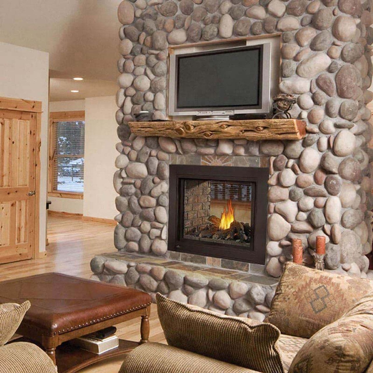 Napoleon Ascent Multi-View See Through Log Set Direct Vent Natural Gas - BHD4STNA - Chimney Cricket