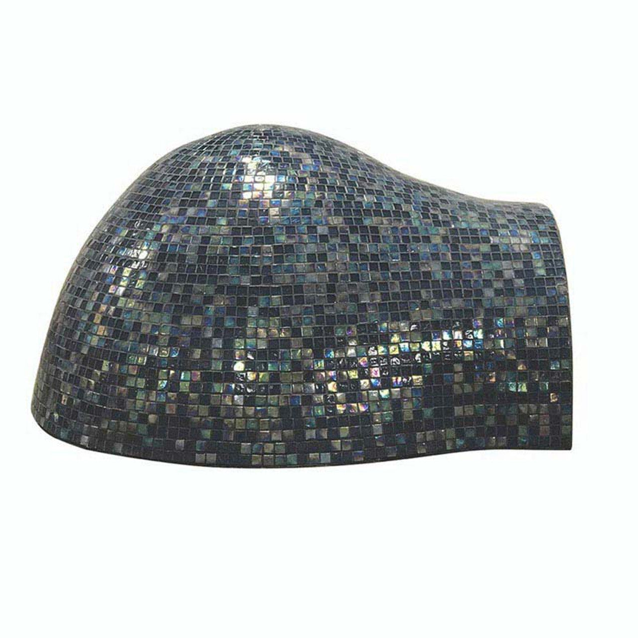 Hybrid Gas/Wood LP Villa Style Built-In Pizza Oven with Pool Blue Mosaic Tiles - FDP-VILLA/PB-EI-NG - Chimney Cricket