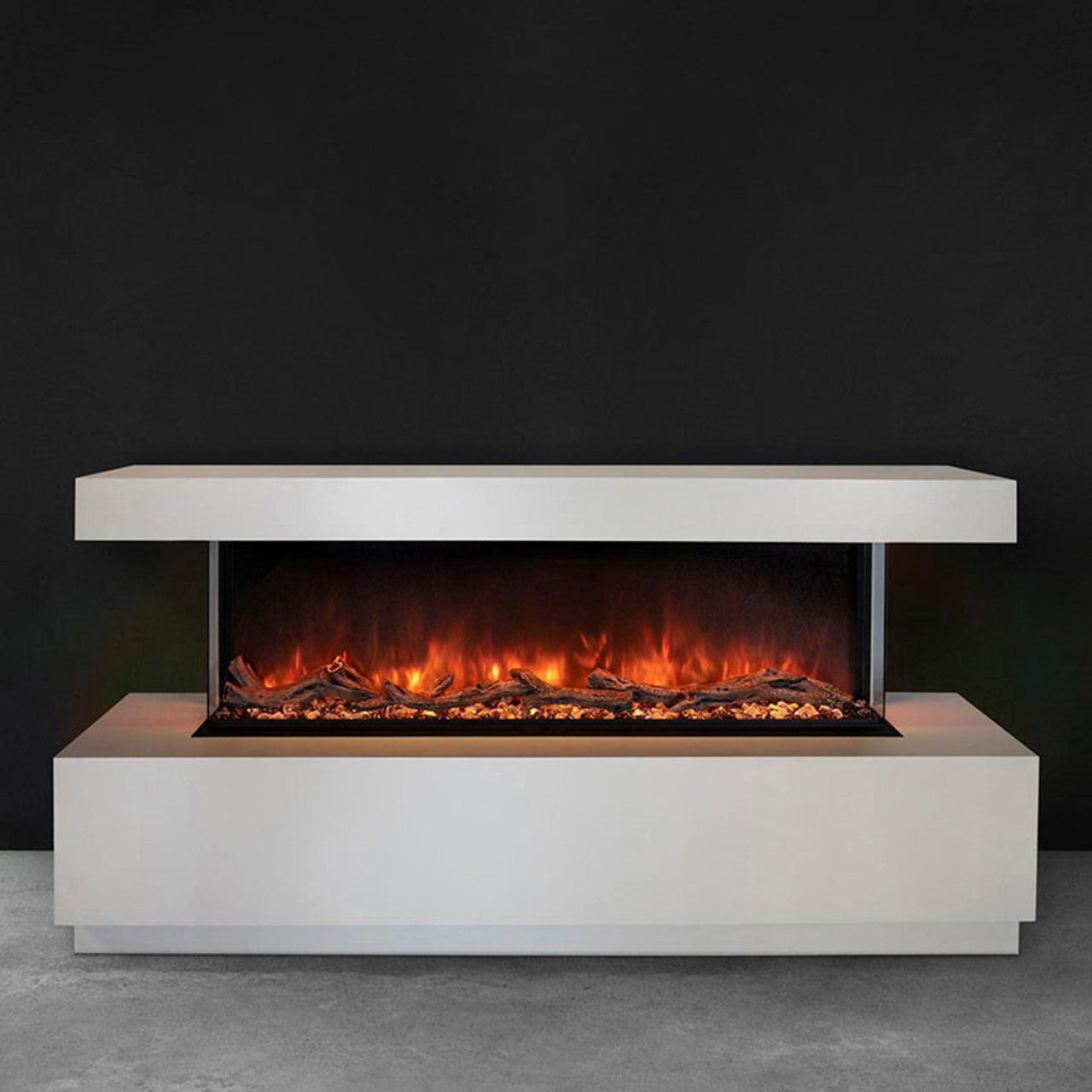 Modern Flames Landscape Pro Multi 56" Multi-Sided Built-In Electric Fireplace - LPM-5616 - Chimney Cricket