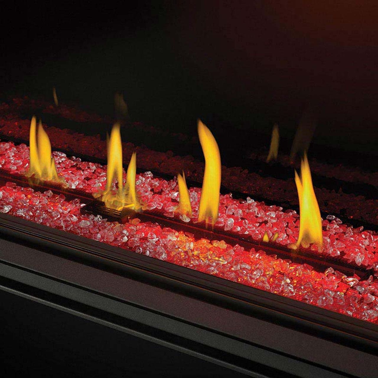 Napoleon Tall Linear Vector Direct Vent 50" Natural Gas Fireplace - TLV50N - Chimney Cricket
