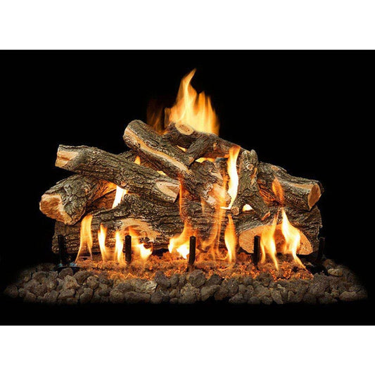 30" Arizona Weathered Oak 8-Piece Vented Gas Log Set - AWO30LOGS - Chimney Cricket