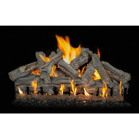 36" Western Driftwood 9-Piece Vented Gas Log Set - DRIFTWOOD36LOGS - Chimney Cricket