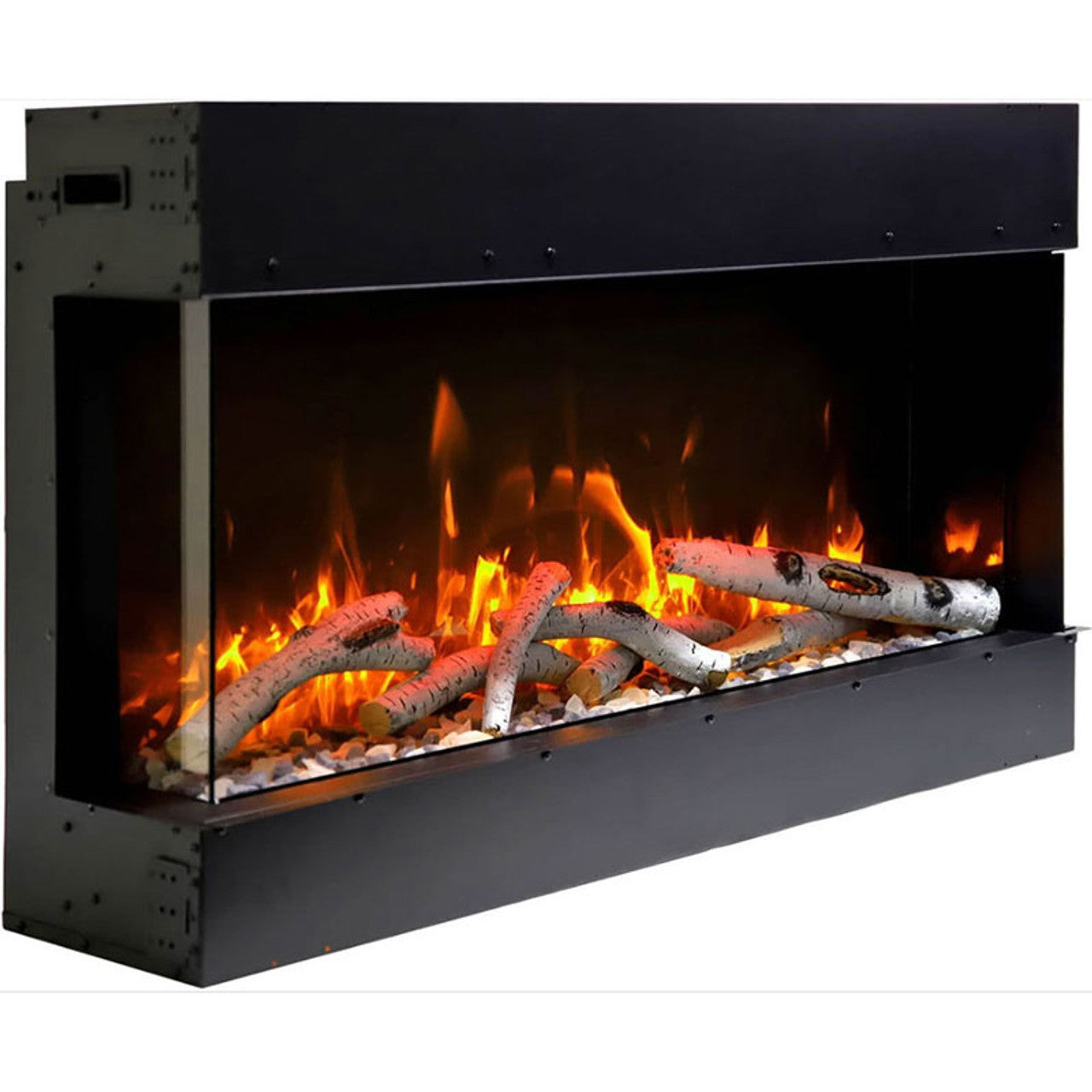 Amantii Tru View Slim 60" Smart Electric Fireplace - 60-TRV-SLIM - Chimney Cricket