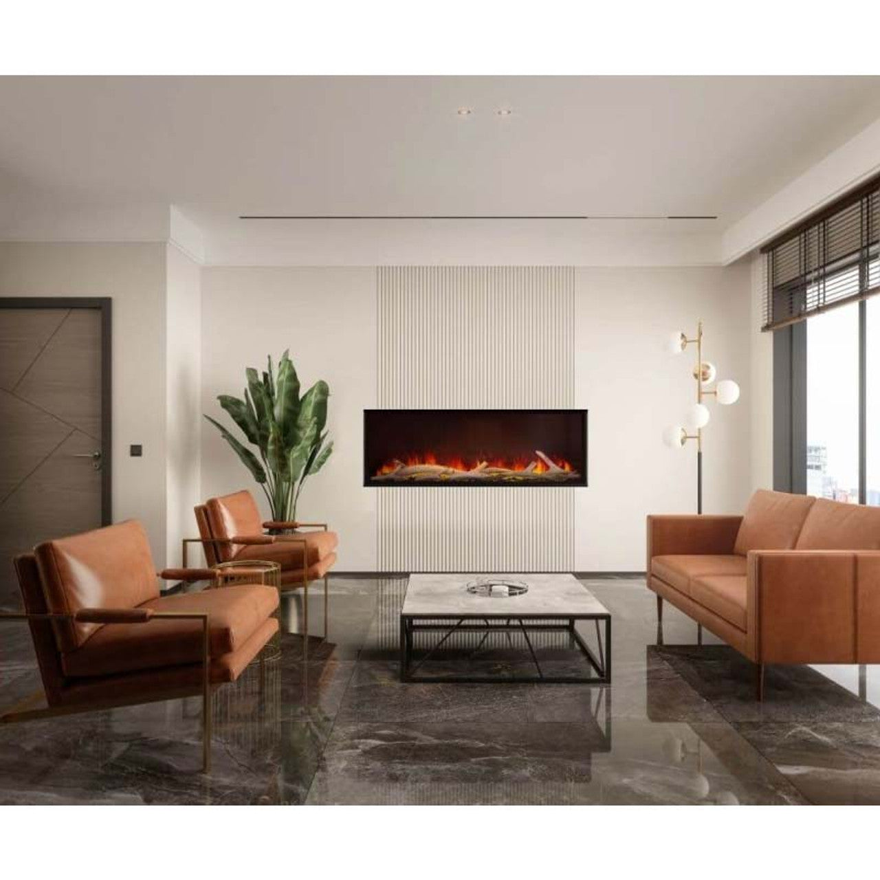 Napoleon Astound 74 Built-In Electric Fireplace - NEFB74AB - Chimney Cricket