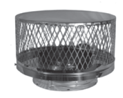 Duravent 10" DuraTech Chimney Cap - 10DTVC1, 810014053 - Chimney Cricket