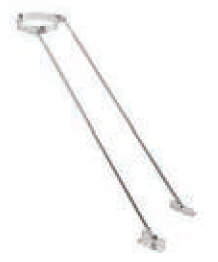 Duravent 10" DuraTech Extended Roof Bracket - 10DT-XRB, 810000310 - Chimney Cricket