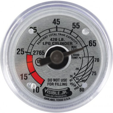 Dial, Drop-In, 2765 CV LP A, Guide Hole @ 80%, for 420# Vertical, Taylor, 130014 - Chimney Cricket