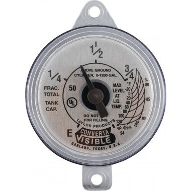 Dial, Tabbed, CV50 LP, Junior, Jr. Tabbed, for Motor Fuel Tanks, Taylor, 136005 - Chimney Cricket