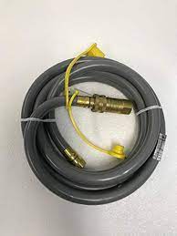 Hose, Quick Disconnect, 1/2" QD X 1/2" F. Flare X 10' Hose w/ Male Nipple & Protective Caps, USD, 200NG-10 (CS20) - Chimney Cricket