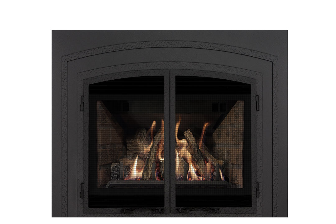 Forged Iron Front, Black Square - Chimney Cricket