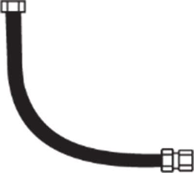 Gas Connector, Stainless Steel Black Powder - Chimney Cricket
