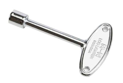 Hpc 3" Polished Chrome Key With Universal Socket