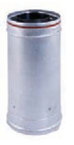 Duravent 3"x5" Concentric Vent 6" Pipe Length - Chimney Cricket