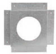(X) Duravent 3" Diameter Type B Gas Vent Round Rigid Firestop Spacer - WHEN STOCK IS DEPLETED NO LONGER AVAILABLE - Chimney Cricket