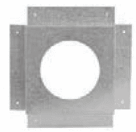 (X) Duravent 4" Diameter Type B Gas Vent Round Rigid Firestop Spacer - WHEN STOCK IS DEPLETED NO LONGER AVAILABLE - Chimney Cricket