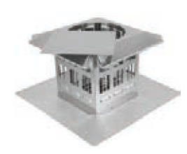 Duravent 3" Diameter PelletVent Pro Prairie Termination Cap - Chimney Cricket