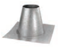 Duravent 5"x8" DirectVent Pro Flat Roof Flashing - Chimney Cricket