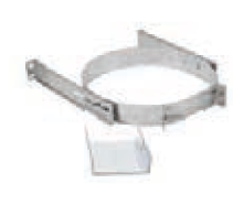 Duravent 5" DuraTech Adjustable Wall Strap for 5" and 7" DuraTech Chimney Pipe - Chimney Cricket
