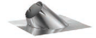 Duravent 10" DuraTech 0/12-6/12 Adjustable Roof Flashing - 10DTF6, 810000312 - Chimney Cricket