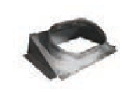 Duravent 6" Diameter DuraLiner 30 Degree Round to Oval Stove Connector - Chimney Cricket