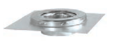 Duravent 6" Diameter DuraTech Canada Anchor Plate - Chimney Cricket