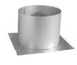 Duravent 7" Diameter DuraTech Premium Radiation Shield - Chimney Cricket