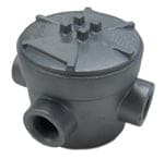 Hannay Reels Red Dot 5-Port Round Junction - Chimney Cricket