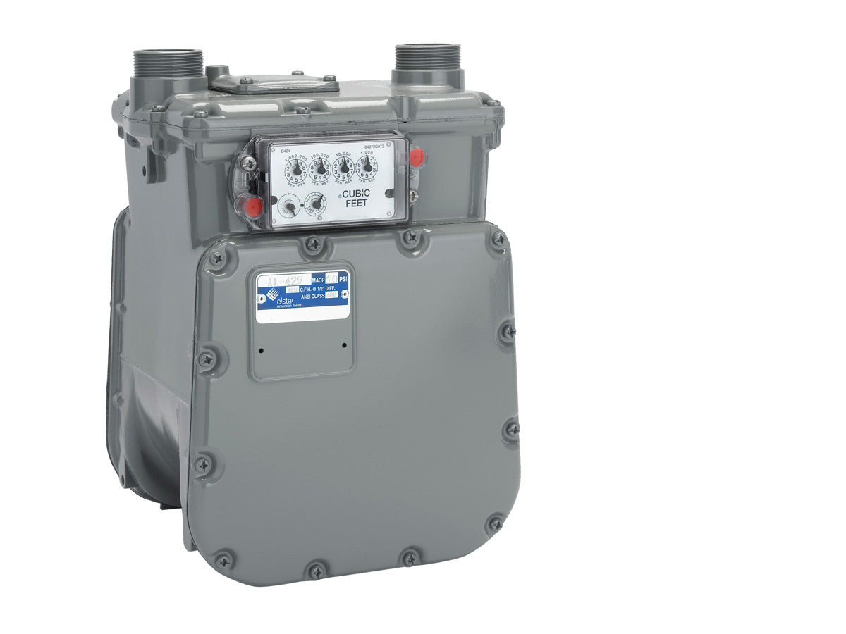 Vapor Meter, w/ Temperature Compensation, REMANUFACTURED, 30LT Top Connection, 25# Case, American Meter, AL-425TC25 - Chimney Cricket